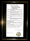 Resolution in support of Springs 2000